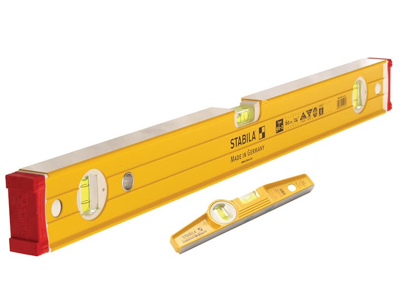 Stabila 16007 96-2-120 Spirit Level & 81 S Rem Level Pack