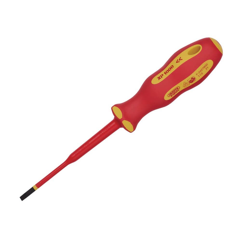 Xp1000 02160 Vde Slimline Plain Slot Screwdriver 4.0 X 100Mm each 1