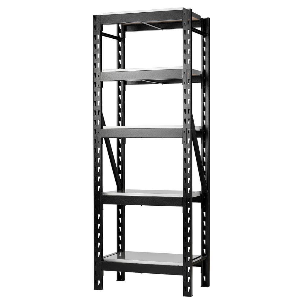 Bunker 22 Piece Modular 5 Tier Racking With Stainless Steel Shelving 750Mm 32444