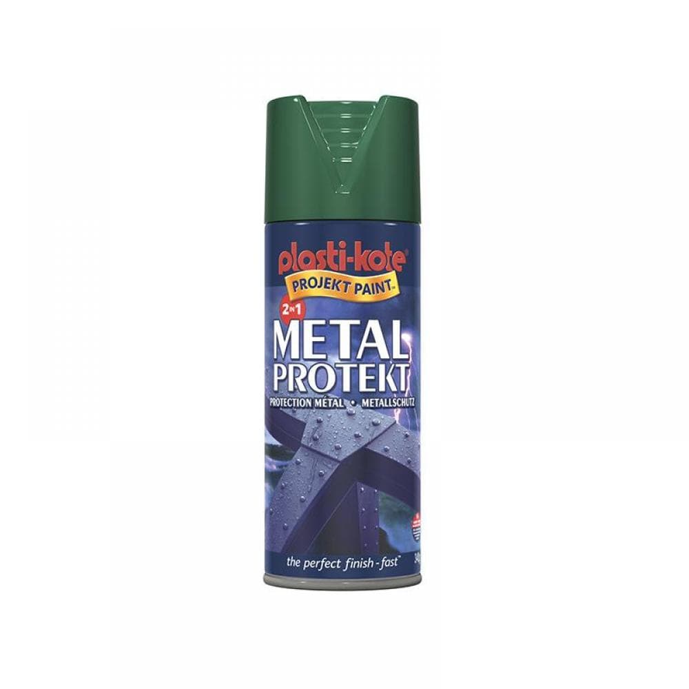 Plastikote 001296 Metal Protekt Spray Forest Green 400Ml