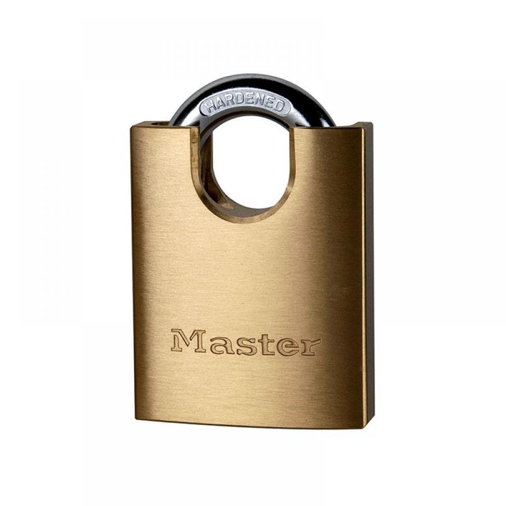 Master Lock 2250EURD Solid Brass 50Mm Padlock 5-Pin Shrouded Shackle