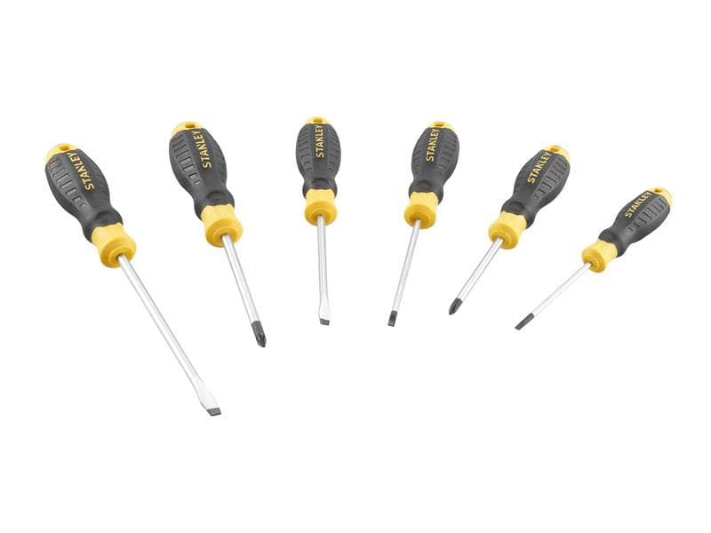 Stanley® Hand Tools STHT16172-0 Cushion Grip™ Screwdriver Set 6 Piece