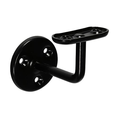 Timco Steel Handrail Brackets - Black TIMbag 2 712146P