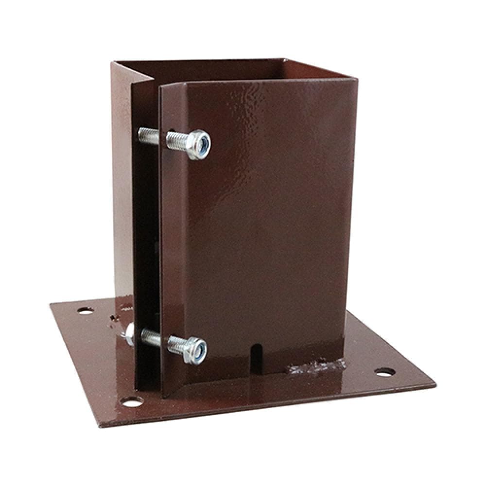 Timco BDB150 Bolt Down Shoe - Bolt Secure - Oxide Red 150Mm Unit 1