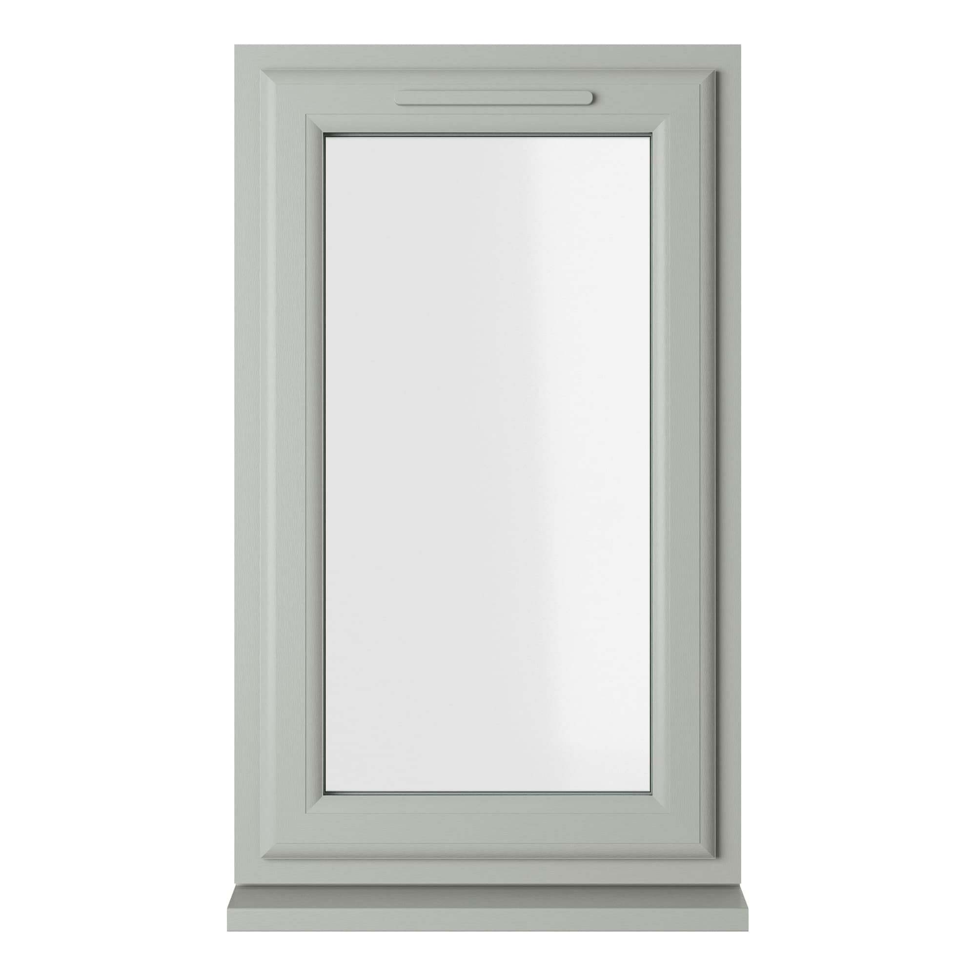 Crystal Double Glazed uPVC Window Agate/White Right Hung 1190mm x 610mm Clear