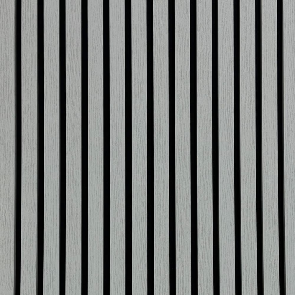 Acoustic Slat Wall Panel (White / 15 Slat)