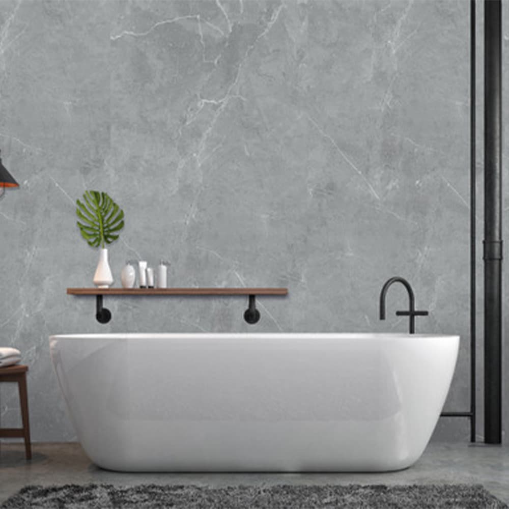 Milano Grey Matt PVC Shower Panel (10mm)