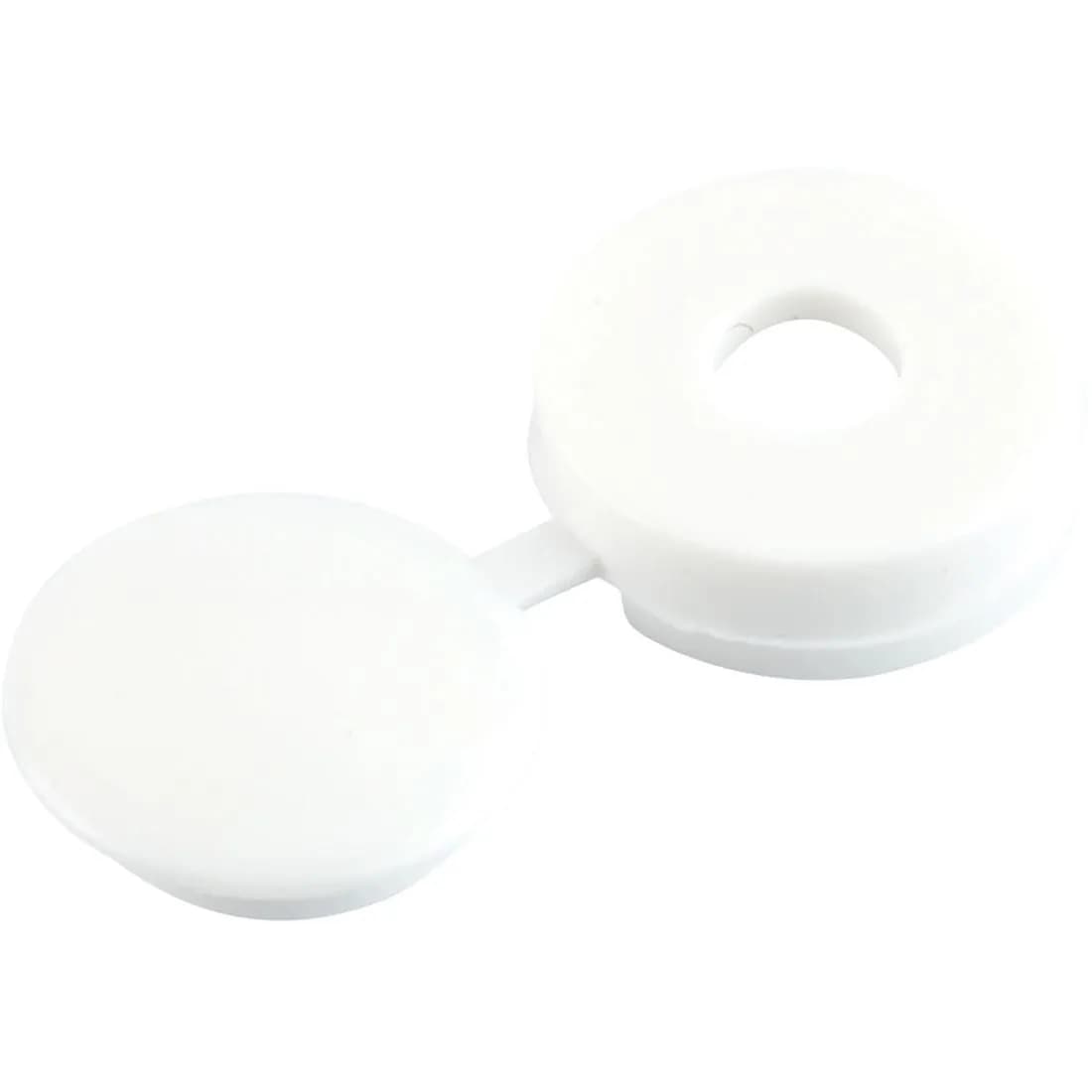 Unifix Screw Cover Domecap White Pk400