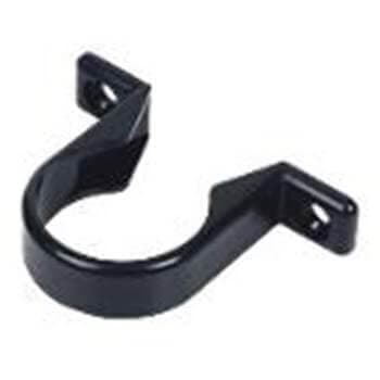 FloPlast Solvent Weld Waste Pipe Clip - 50mm Black