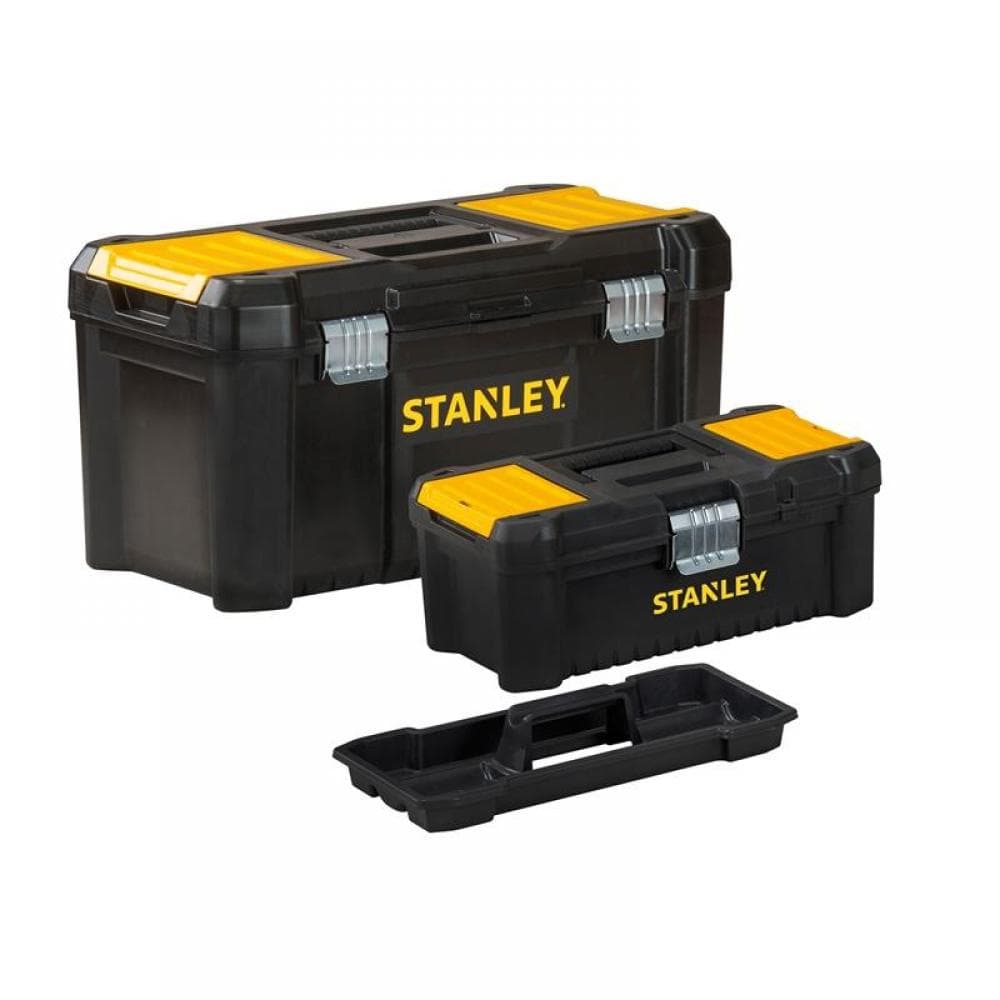 Stanley® STST1-75772 Essential Toolbox Bonus Pack 32Cm (12.1/2In) & 48Cm (19In)