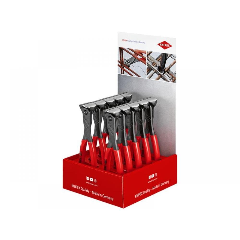 Knipex 00 18 01 V10 End Cutter (Counter Display Of 10 X Kpx6801200)