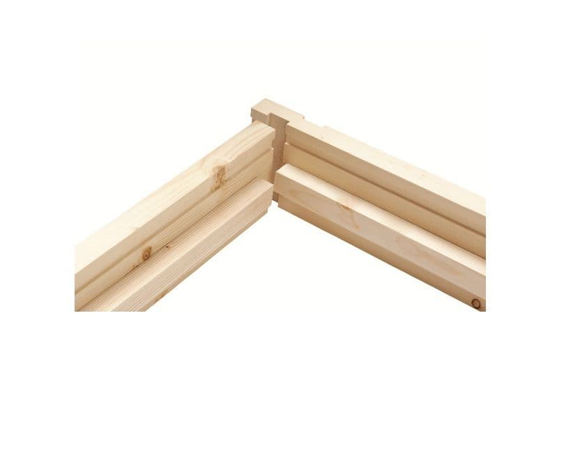 Travis Perkins Redwood Brown Fire Door Casing Bwf Heads Untrenched, 63x138mm