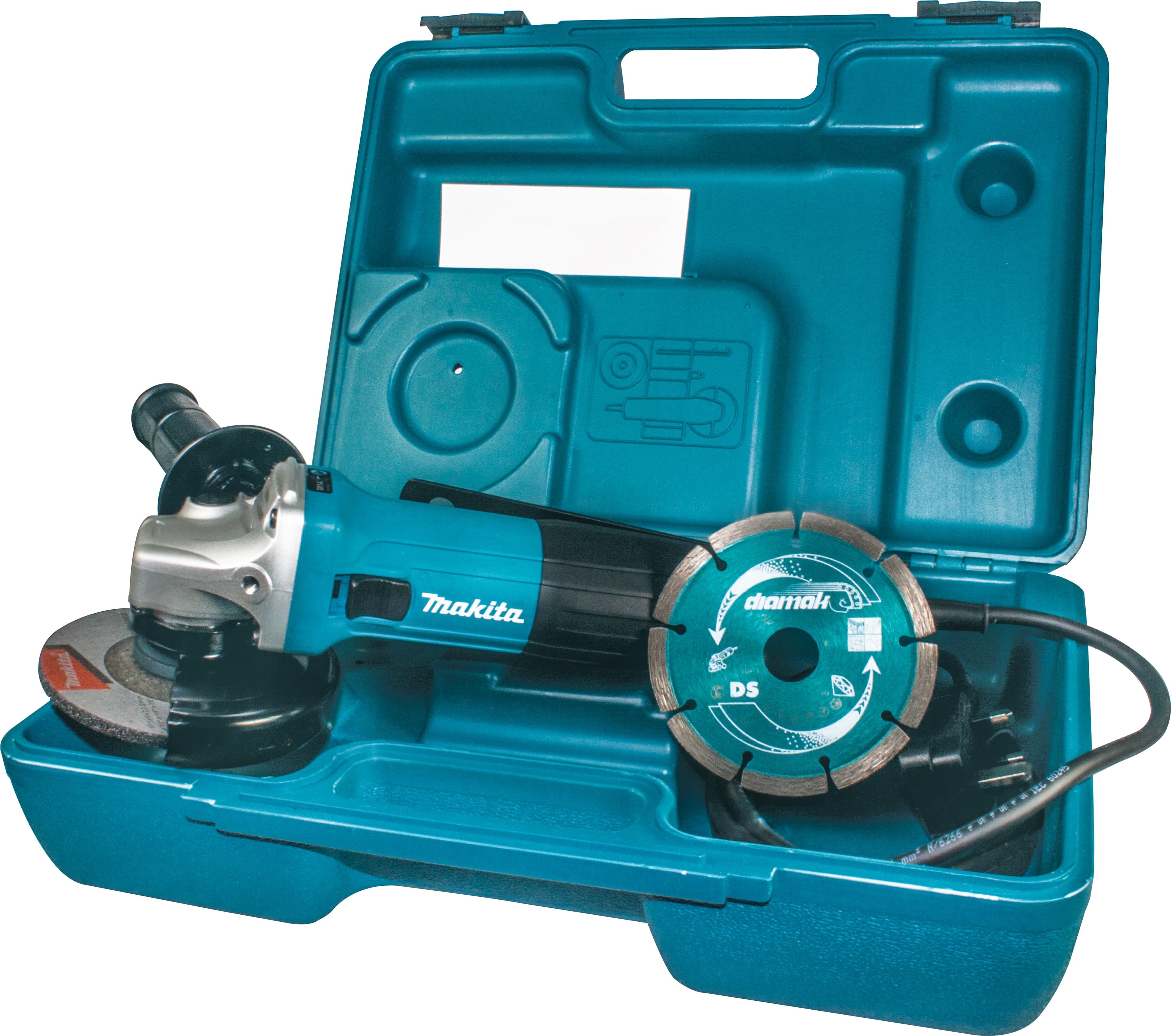 Makita 720W 115mm Slim Angle Grinder Kit GA4530RKD 110V