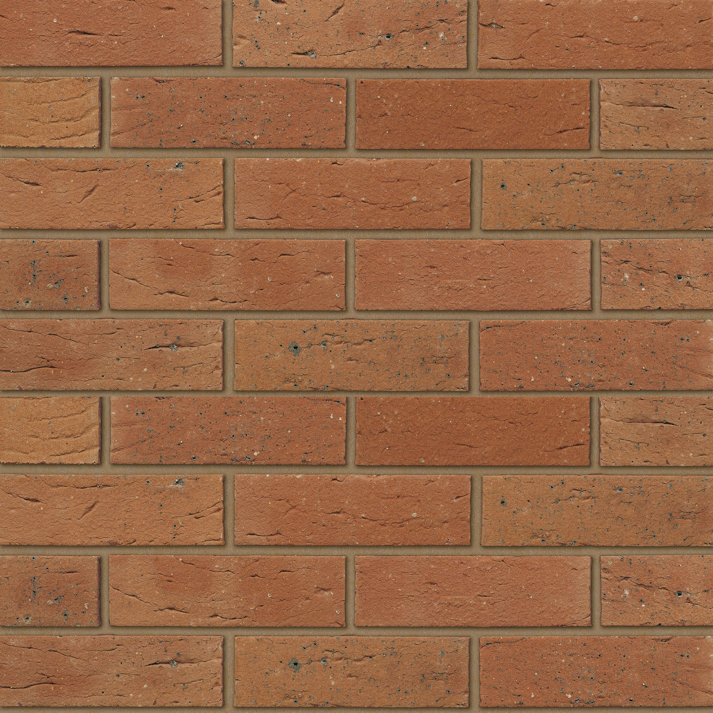 Ibstock Red Cattybrook Brunswick Farmhouse Mixed Brick - Pack of 500, Size: 215x102.50x65mm