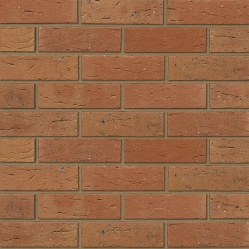 Ibstock Red Cattybrook Brunswick Farmhouse Mixed Brick - Pack of 500, Size: 215x102.50x65mm