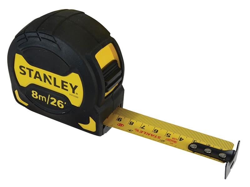 Stanley® STHT0-33569 Grip Pocket Tape 8M/26Ft (Width 28Mm)