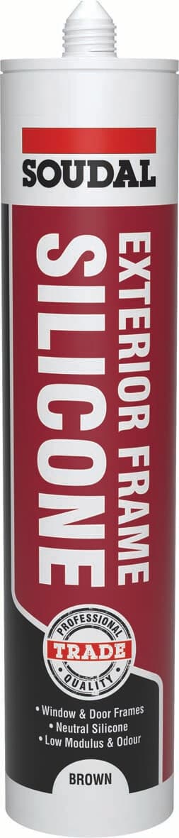 Soudal Exterior Frame Silicone Brown 270Ml 121654