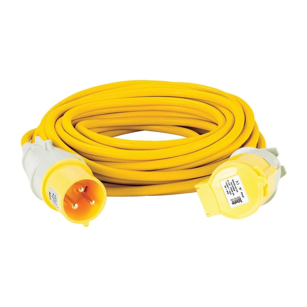 Defender E85240 110V Extension Lead Yellow 4Mm² 32A 14M 35819
