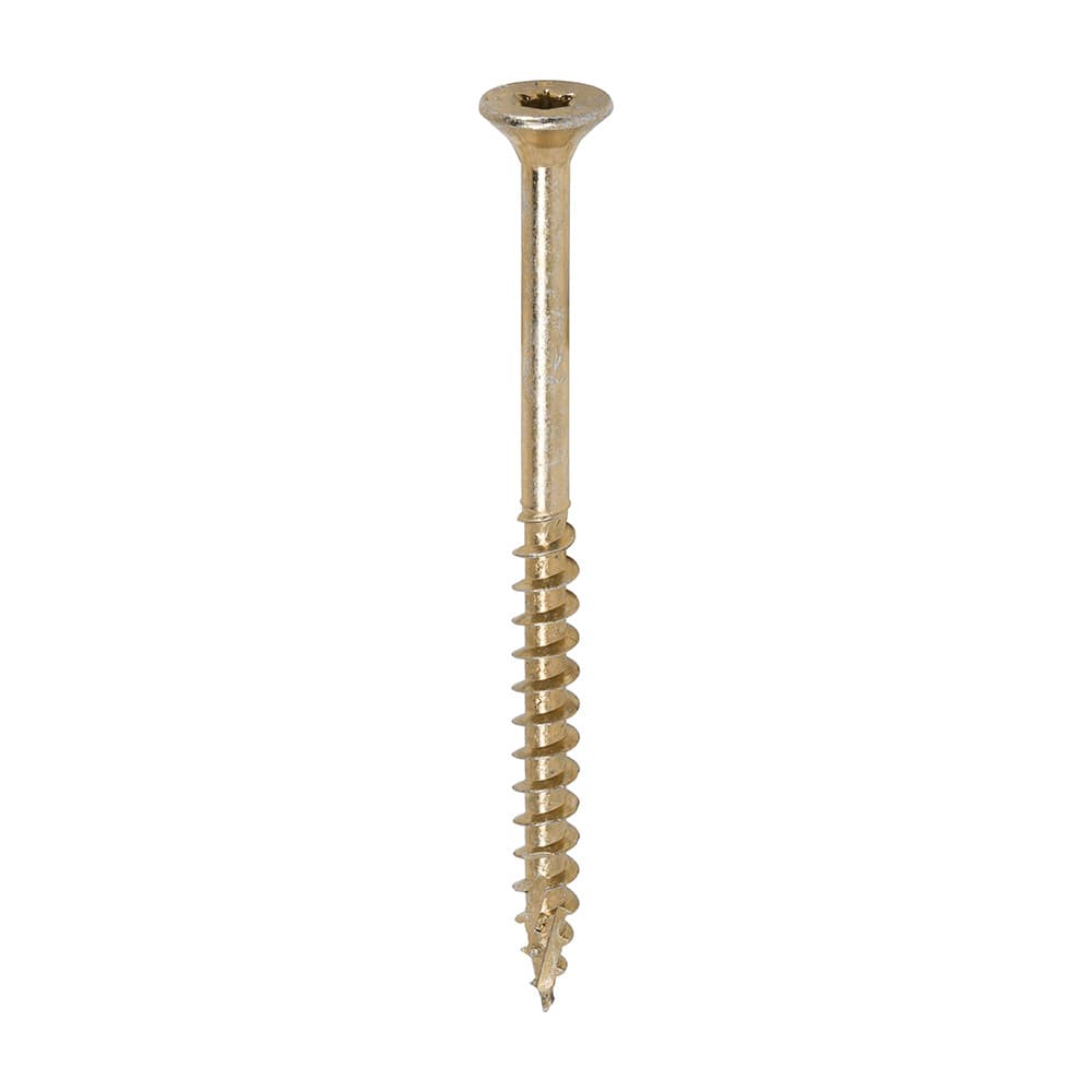 Timco 50070C2C C2 Clamp-Fix Multi-Purpose Premium Screws - Tx - Double Countersunk - Yellow 5.0 X 70 Box 200