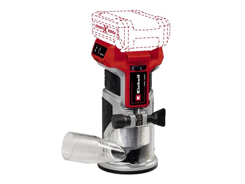Einhell 4350412 Tp-Et 18 Li Bl - Solo Palm Router 18V Bare Unit