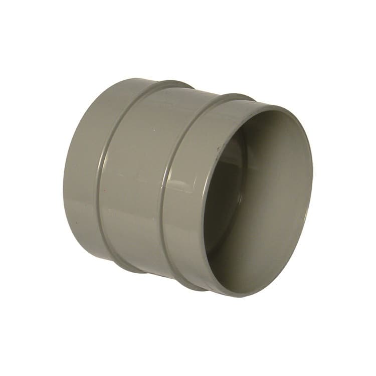 Floplast 110Mmolive Grey Coupling-Ds SS106OG