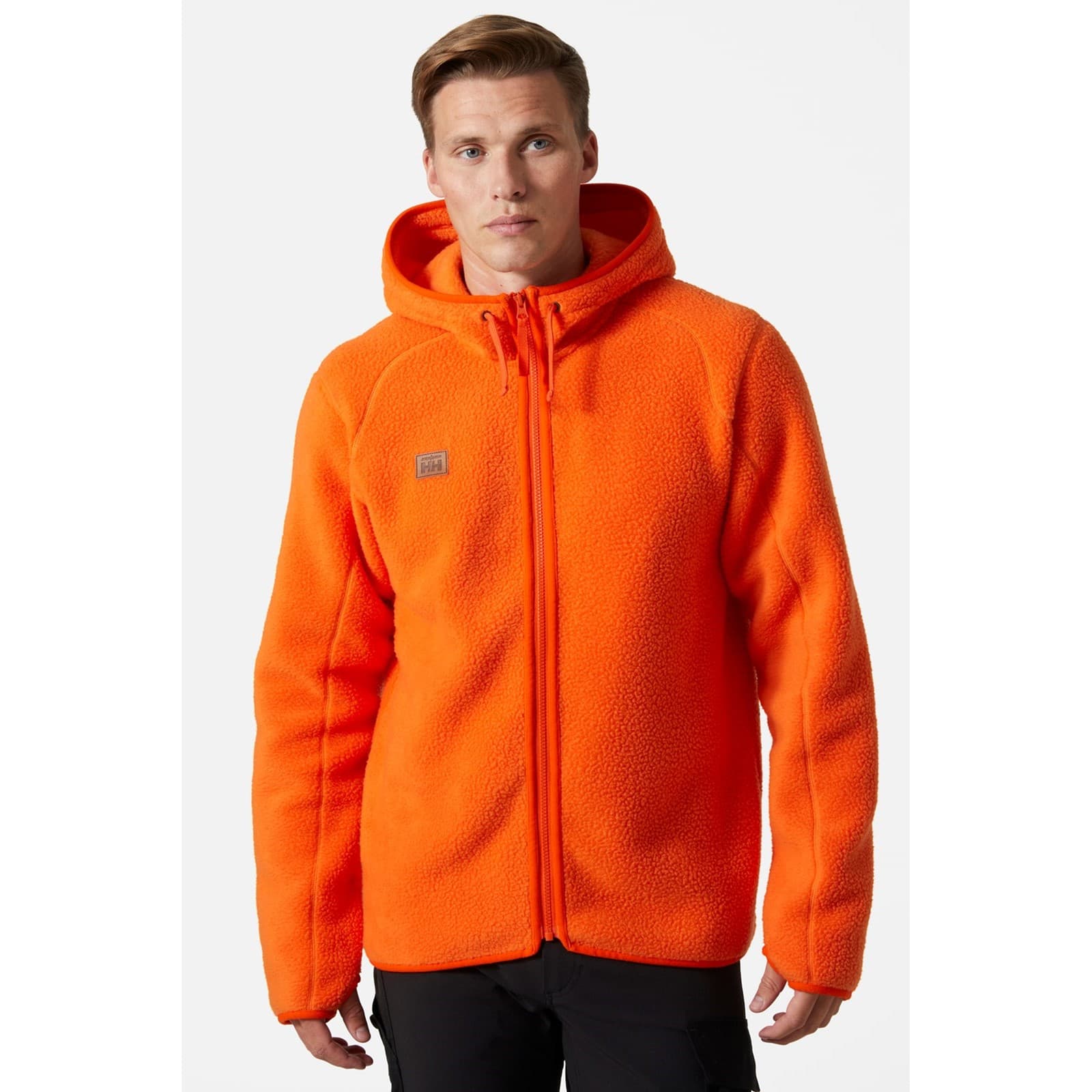 Helly Hansen Workwear Heritage Pile Hoodie Size S Orange 36449-67937-03