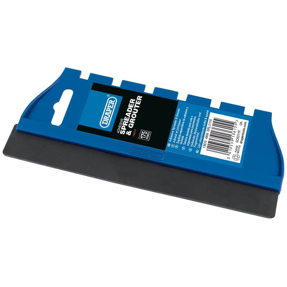 Draper 13615 Adhesive Spreader And Grouter 175Mm each
