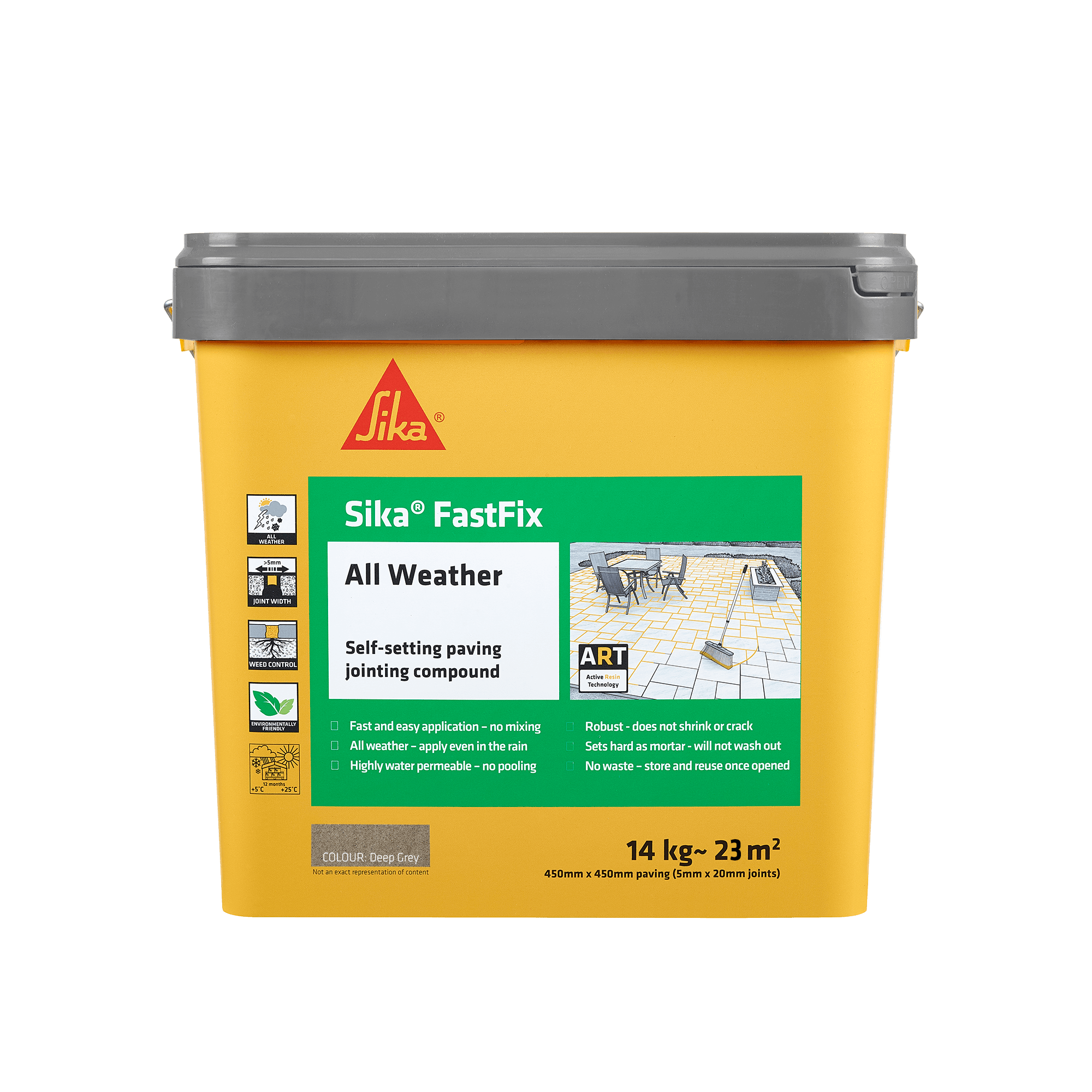 Sika Sika FastFix All Weather Paving Jointing Compound 14 KG