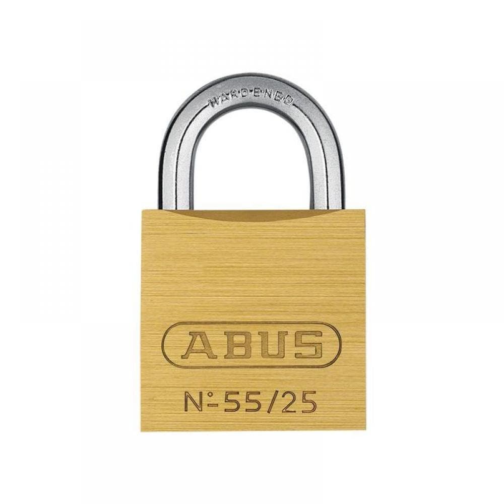 Abus Mechanical 02860 55/25Mm Brass Padlock Keyed Alike 5251