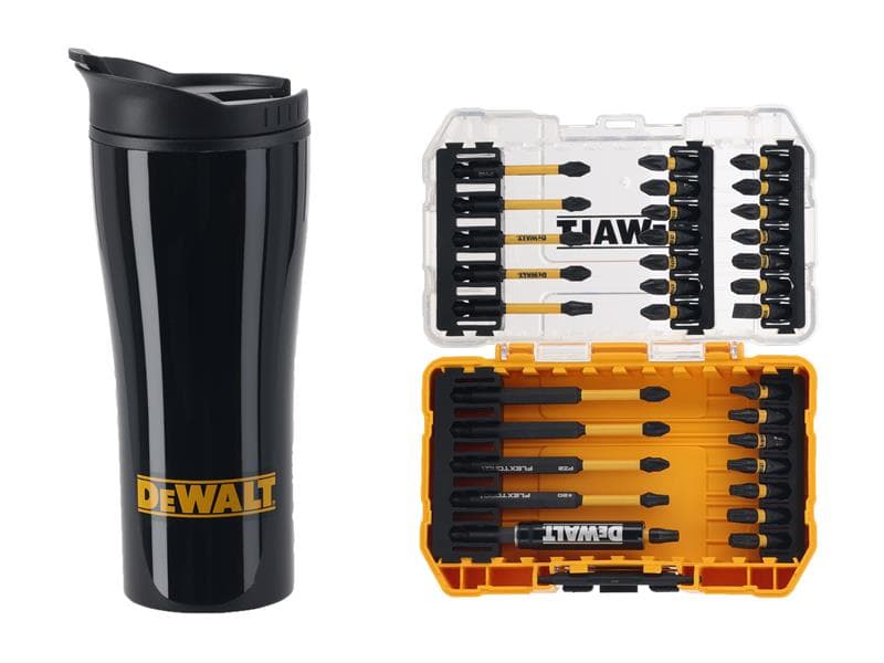 Dewalt Power Tools DT70903T-QZ Dt70903T Flextorq™ Bit Set 32 Piece & Travel Mug