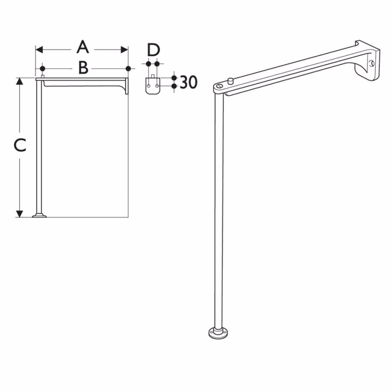 Armitage Pair Legs & Bearers for Cleaners S9233mY