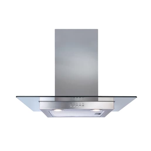 CDA ECN62SS 60cm Flat Glass Cooker Hood Stainless Steel