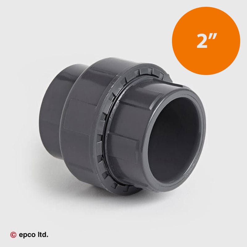 2" U-PVC Plain Union