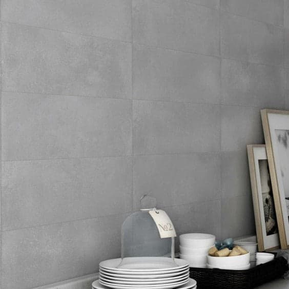 Tiles Ahead Synergy Grey Bathroom Wall Tile 20x60cm