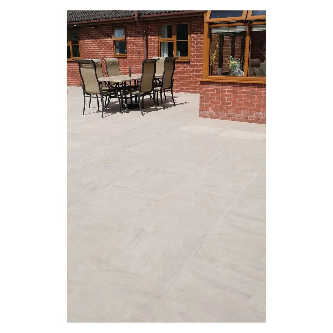 Bellstone Kreme Porcelain Paving 600 X 600 X 20Mm Pack Of 2