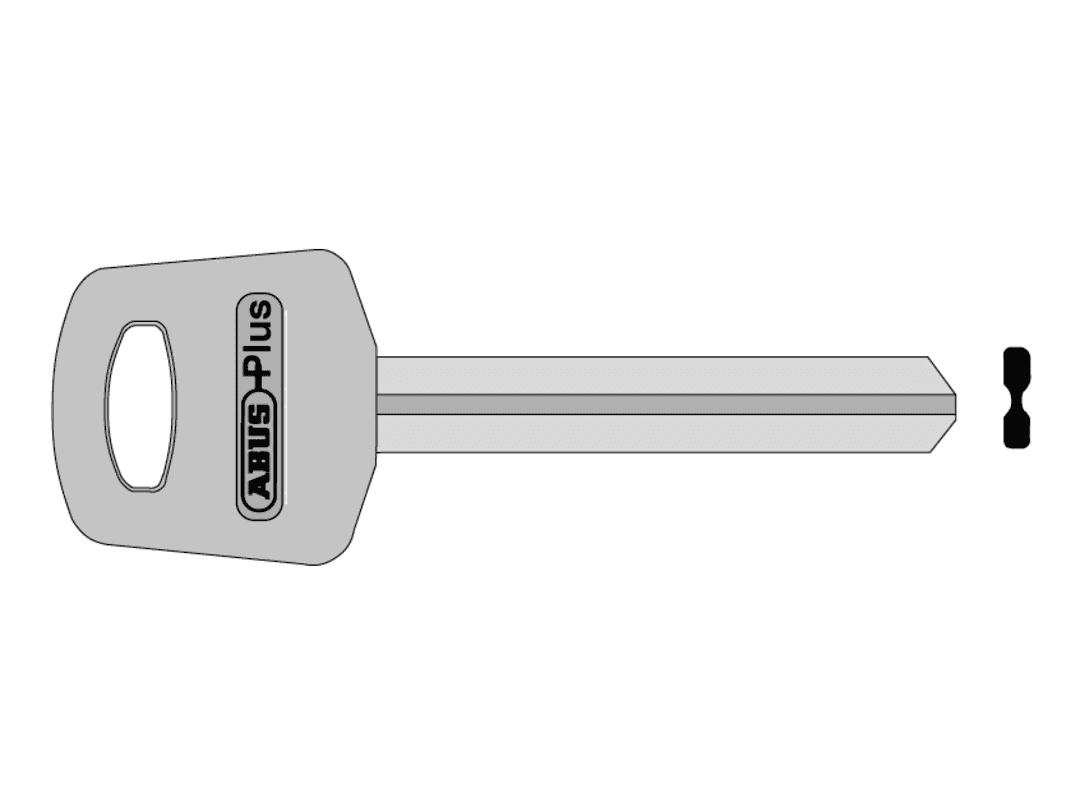 ABUS Mechanical X Plus Key Blank 23211 10023211-01