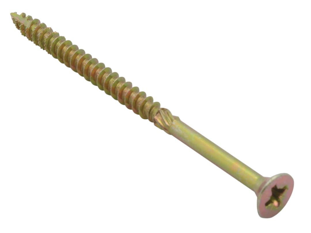 ForgeFix Spectre™ PZ Compatible Wood Screw CSK ZYP 6.0 x 100mm Box 100 SPE6100Y