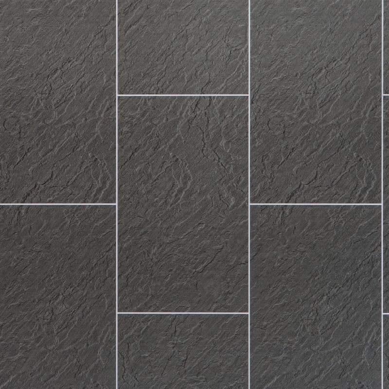 Bathroom Wall Panel - 1000mm x 2400mm x 10mm Grout Line Riven Slate Tile