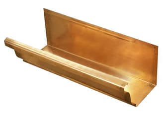Copper Large Ogee Gutter - 145mm x 2.4mtr Length
