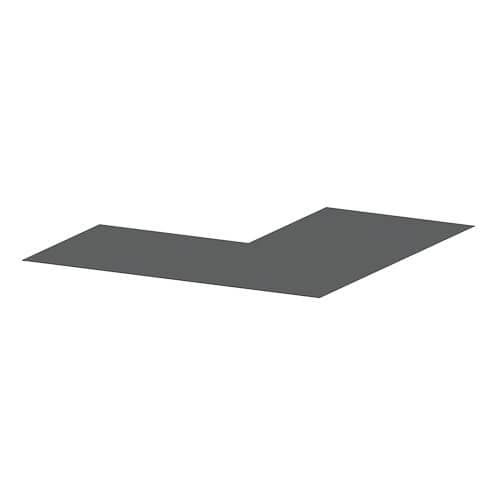 Aluminium Soffit Flat External 90 Degree Corner - 175mm x 2mm Anthracite Grey (7016 Matt)