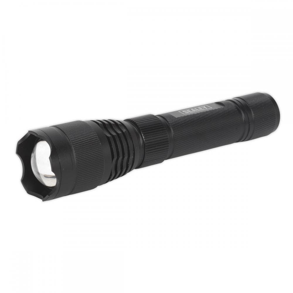 Sealey LED449 Aluminium Torch 10W Smd Led Adjustable Focus Rechargeable