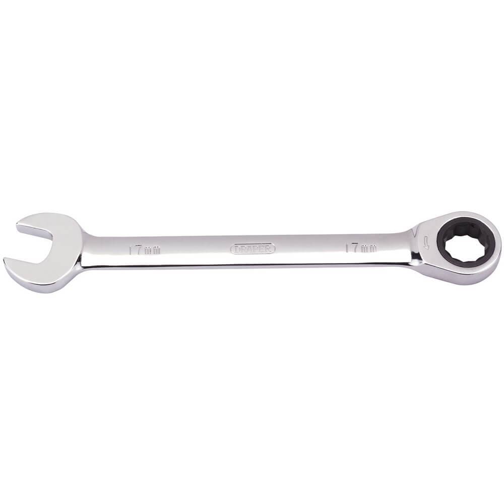 Draper 31014 Metric Ratcheting Combination Spanner 17Mm each 1