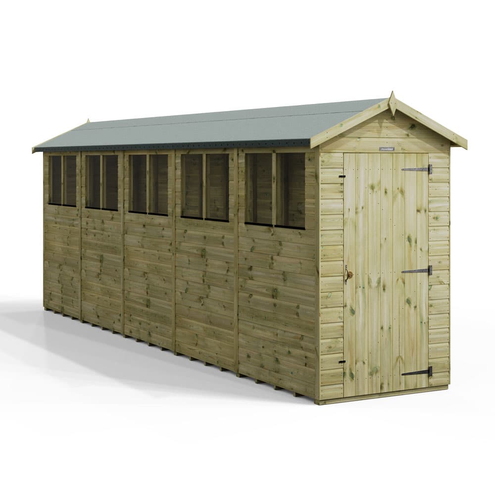 Powersheds 20x4 Premium Powersheds Apex