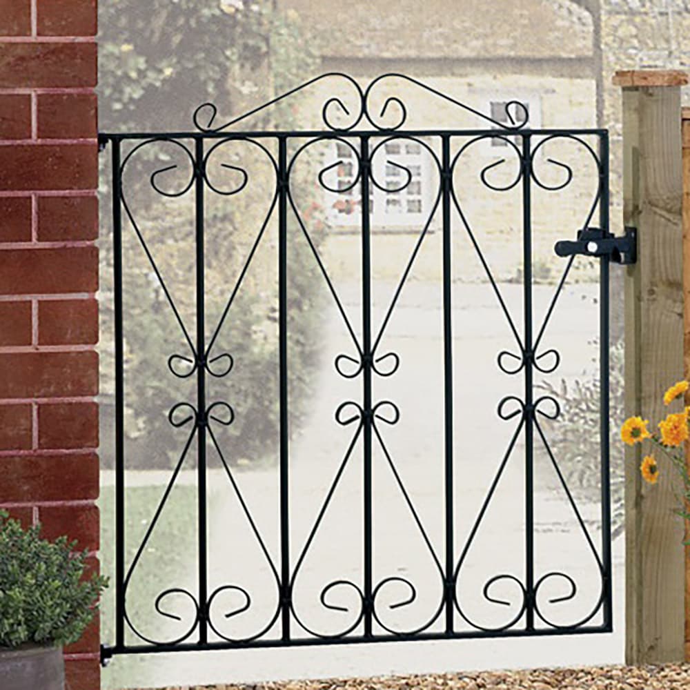 Regent Low Single Metal Gate 914mm GAP x 914mm High Zinc & Powder RSZP3