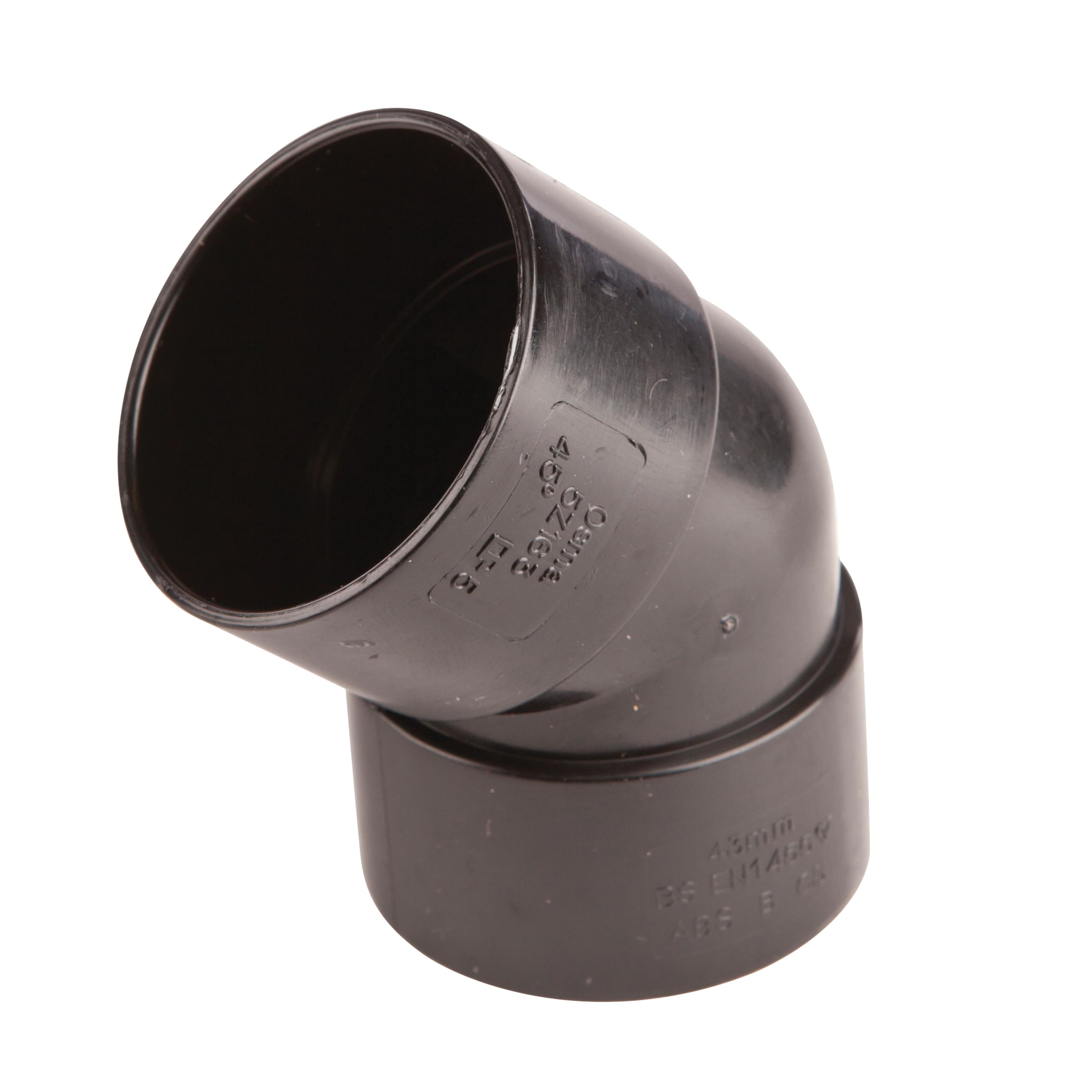Wavin OsmaWeld bend 45 degree 32mm black