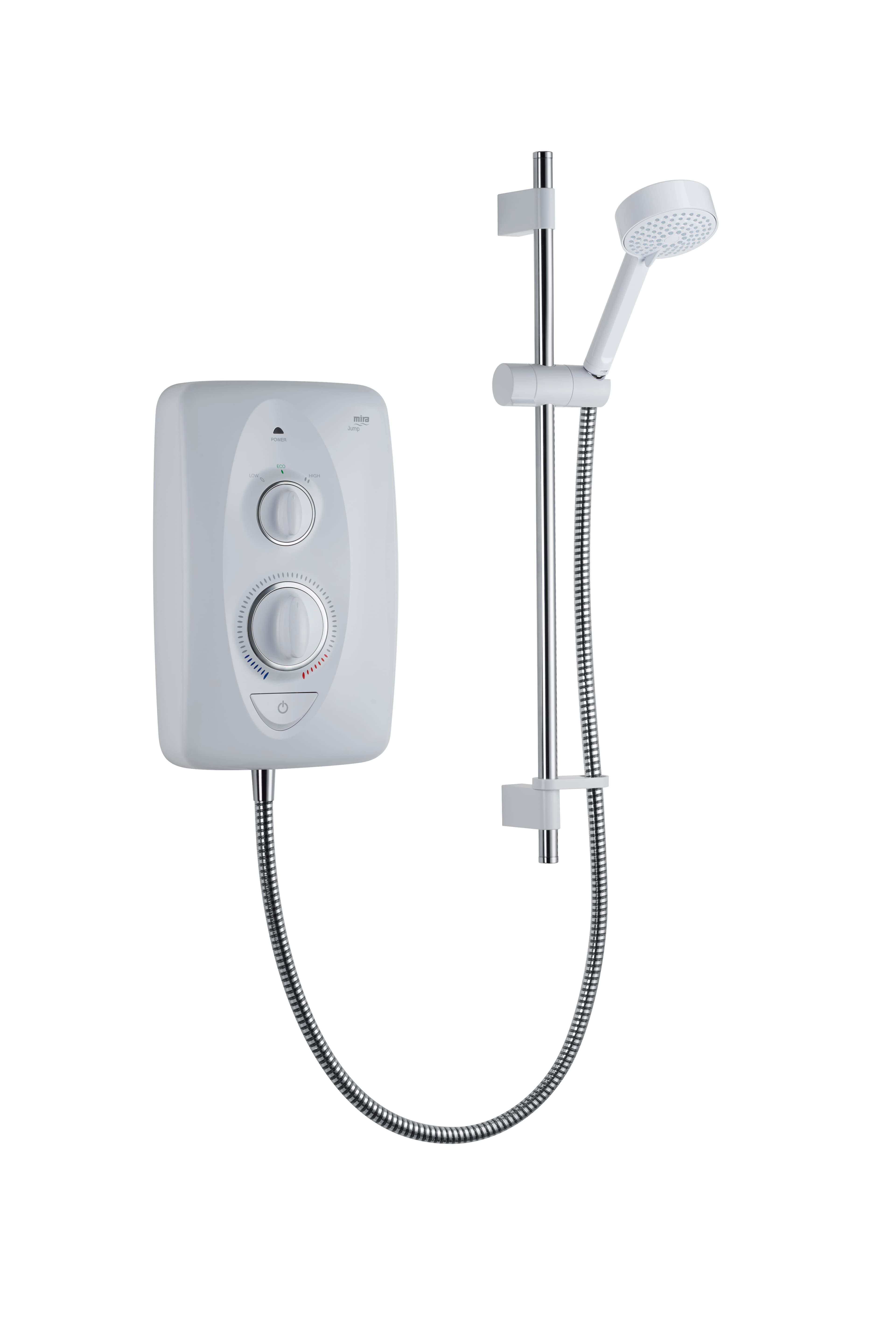 Mira Jump Multi-Fit Electric Shower 8.5kw in White/Chrome 1.1778.010