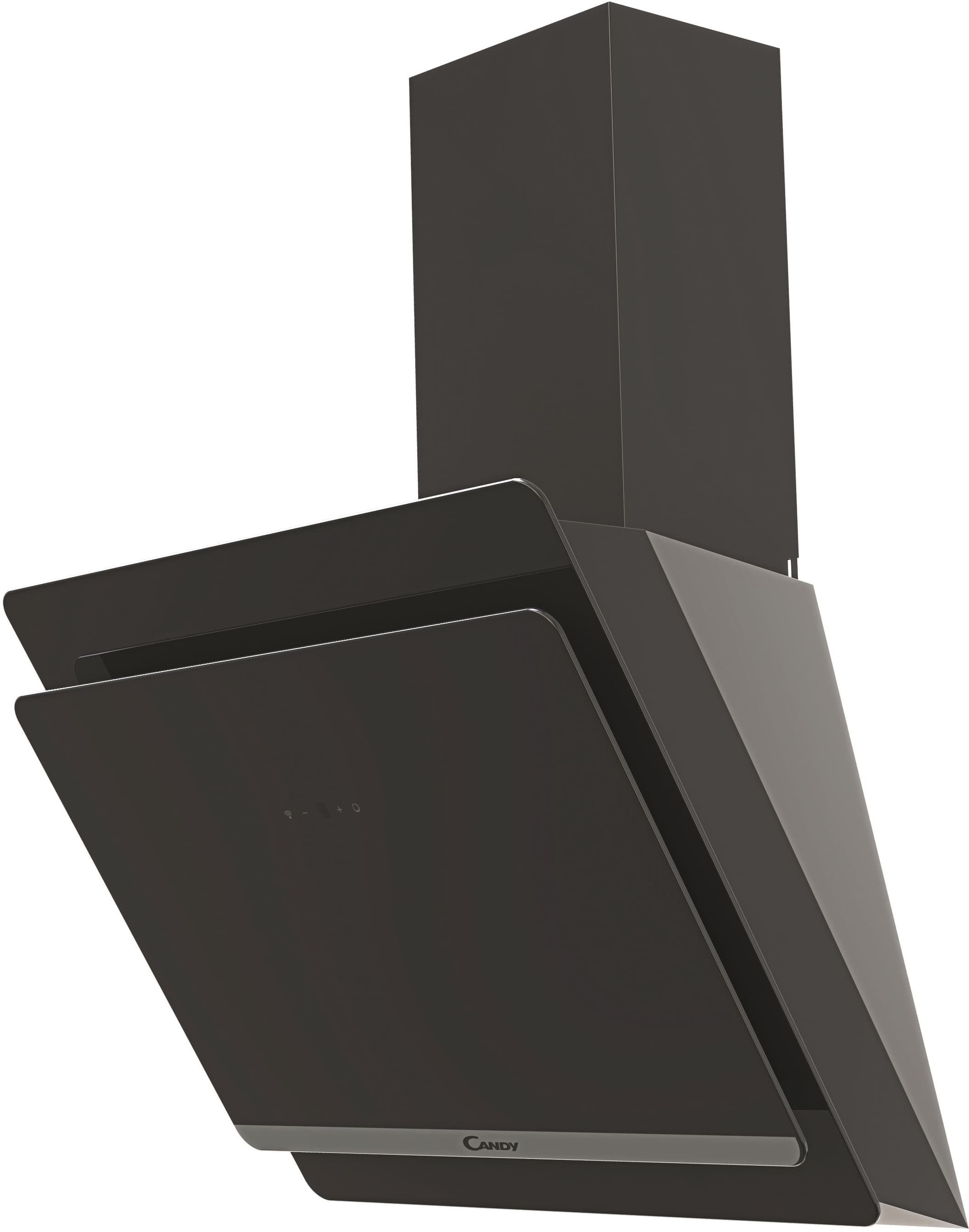 Candy Chimney Cooker Hood with Wifi and LED Lights Black 60cm - CDG6CEBWIFI
