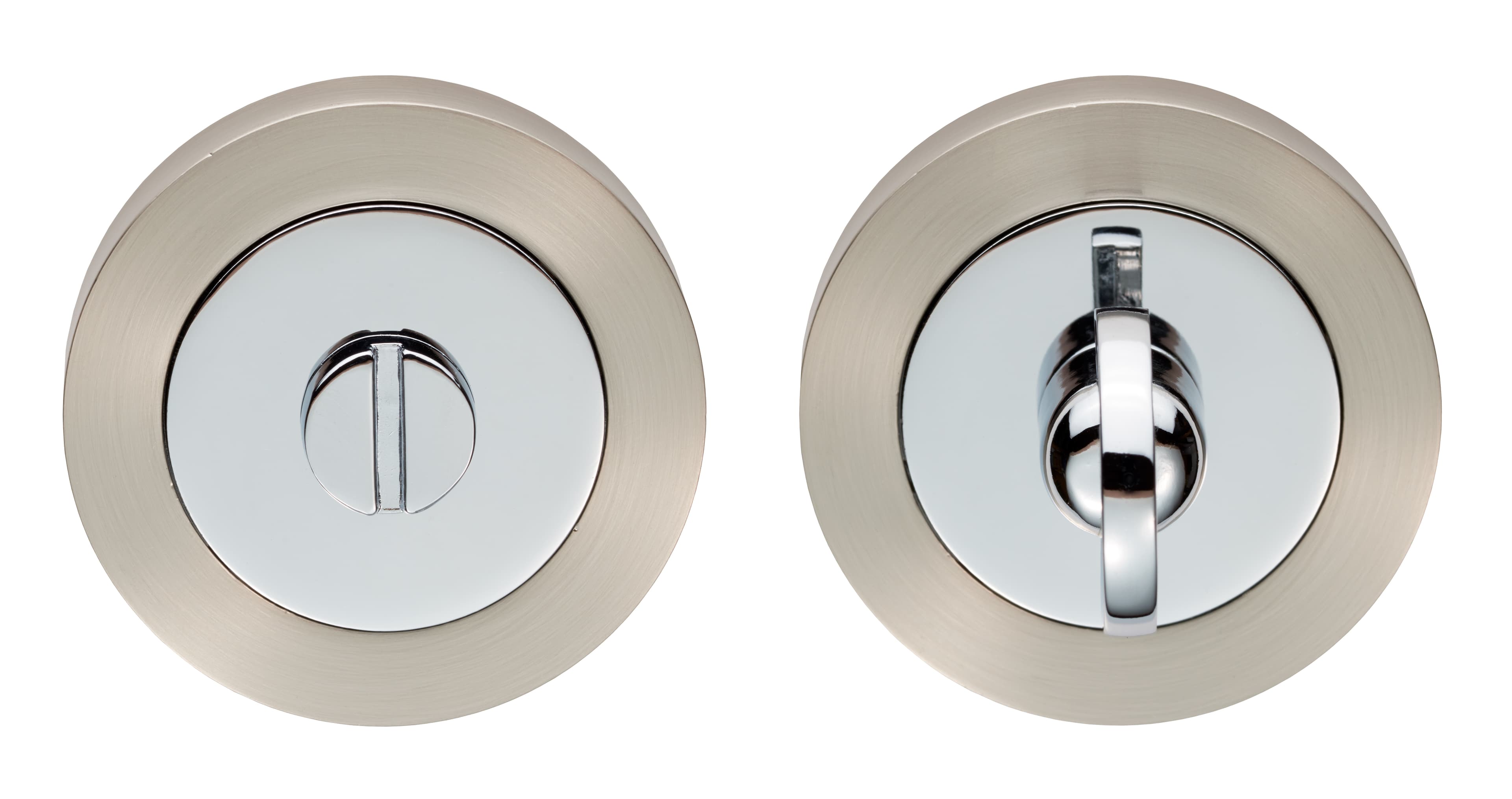 Carlisle Brass Turn & Release On Concealed Fix Round Rose Satin Chrome