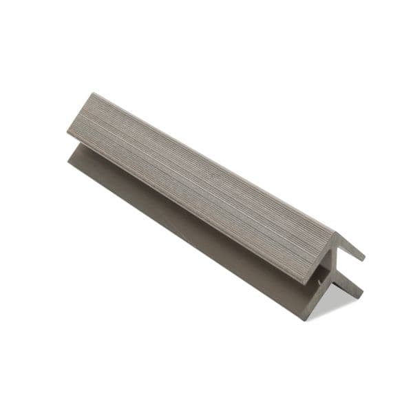 Composite Panel Cladding External Corner Trim - 3.6mtr Silver Birch