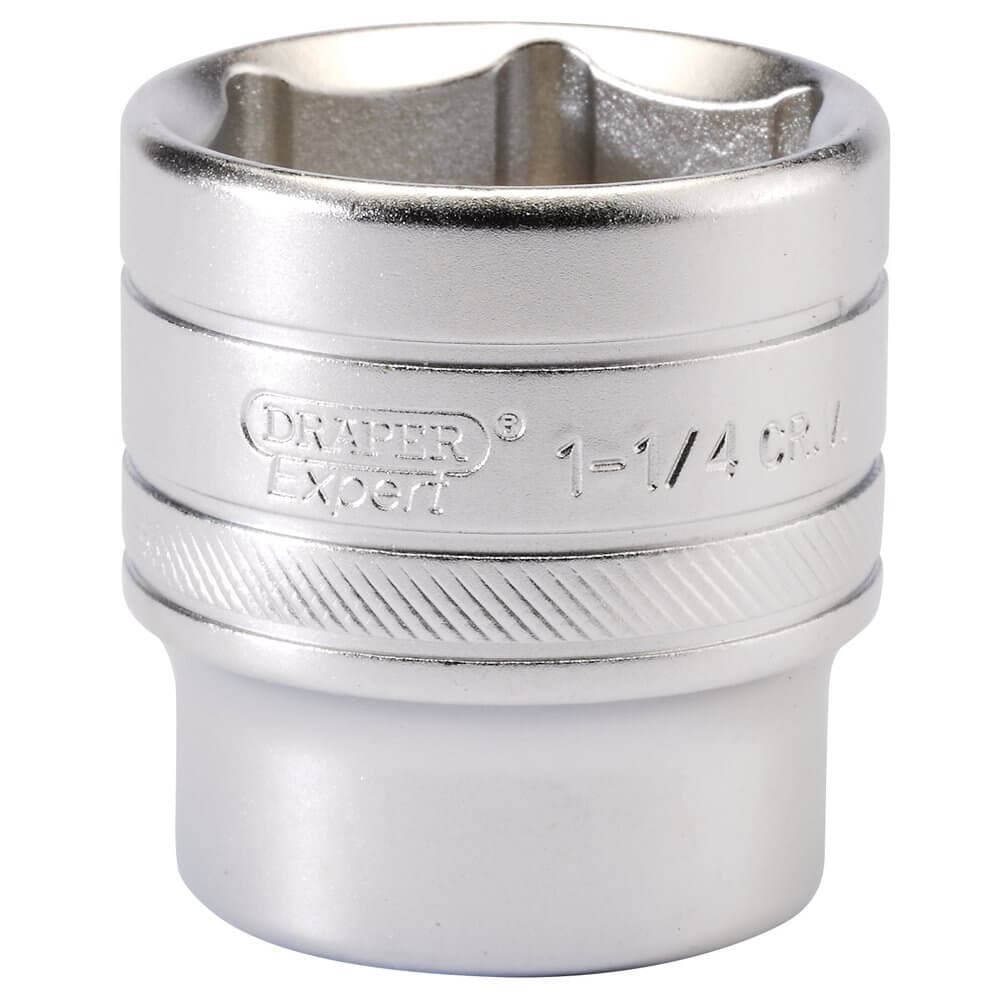 Draper Expert 16639 6 Point Imperial Socket 1/2in Sq. Dr. 1.1/4in each